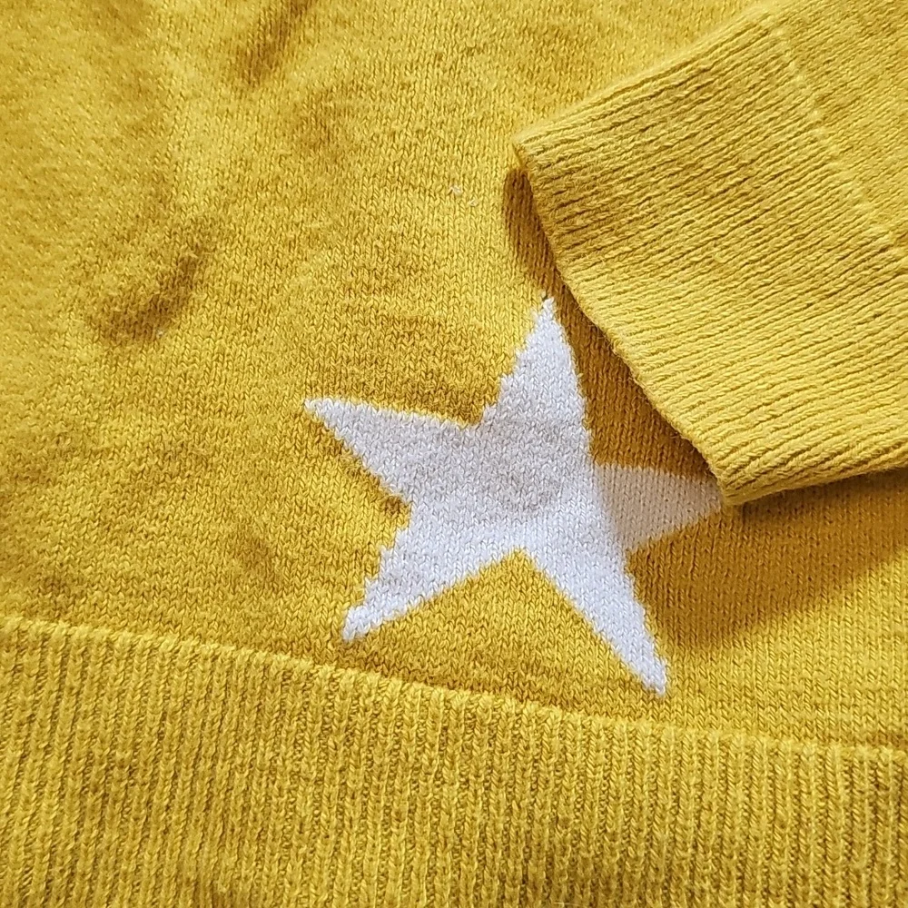 Mustard Gap 2t 3t Star Knit Sweater *